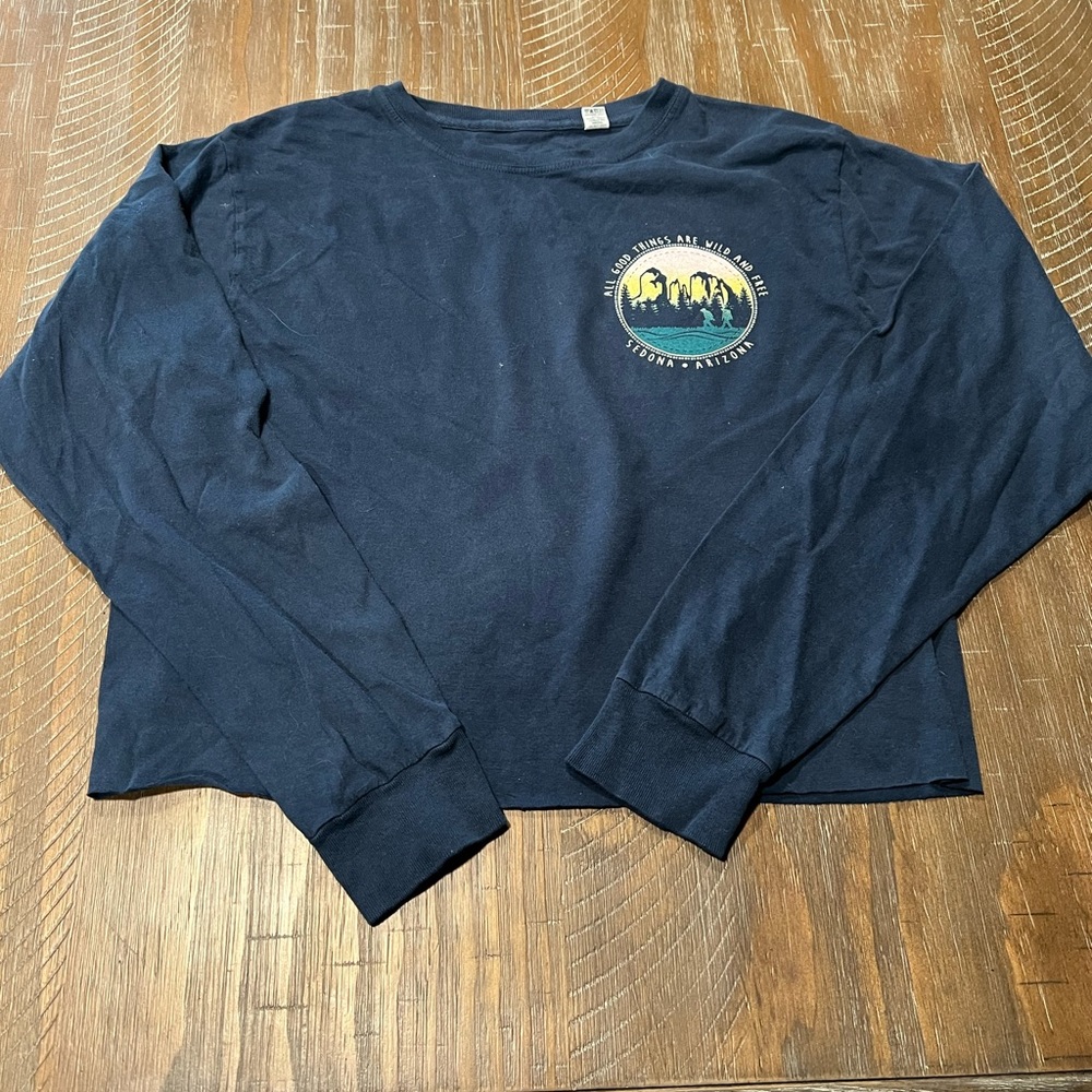 Navy Blue Sedona, AZ long sleeve